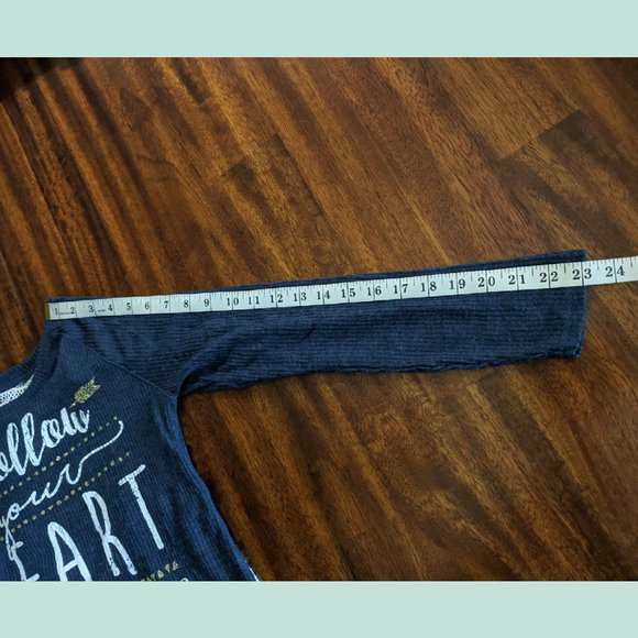 NWT ARIZONA JEANS Long Sleeve Top And Scarf Top Set Size XL - Picture 6 of 16